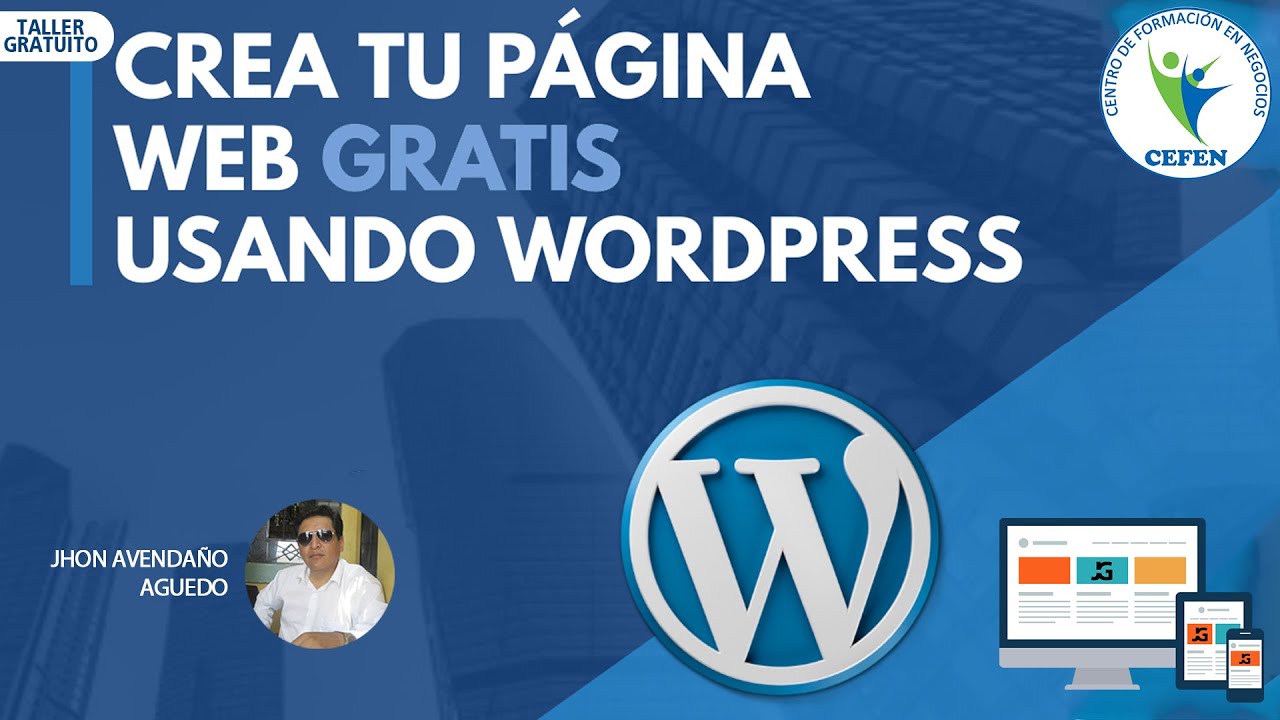 CREAR TU SITIO WEB GRATIS CON WORDPRESS 2021 - YouTube