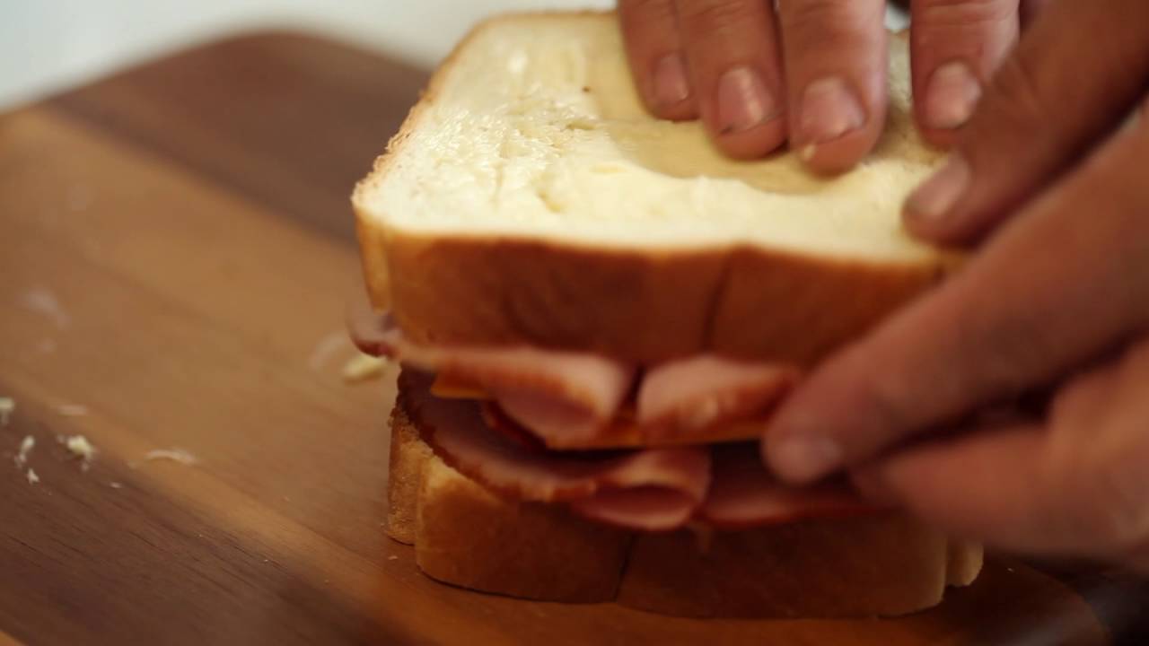 Ultimate Ham, Cheese and Bacon Sandwich