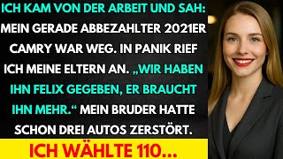 Meine Eltern gaben mein Auto meinem Bruder, „weil er es mehr braucht“ — ich meldete es als gestohlen