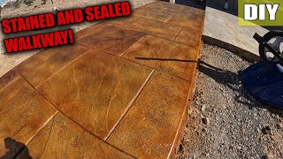 How to Stain and Seal Your Concrete