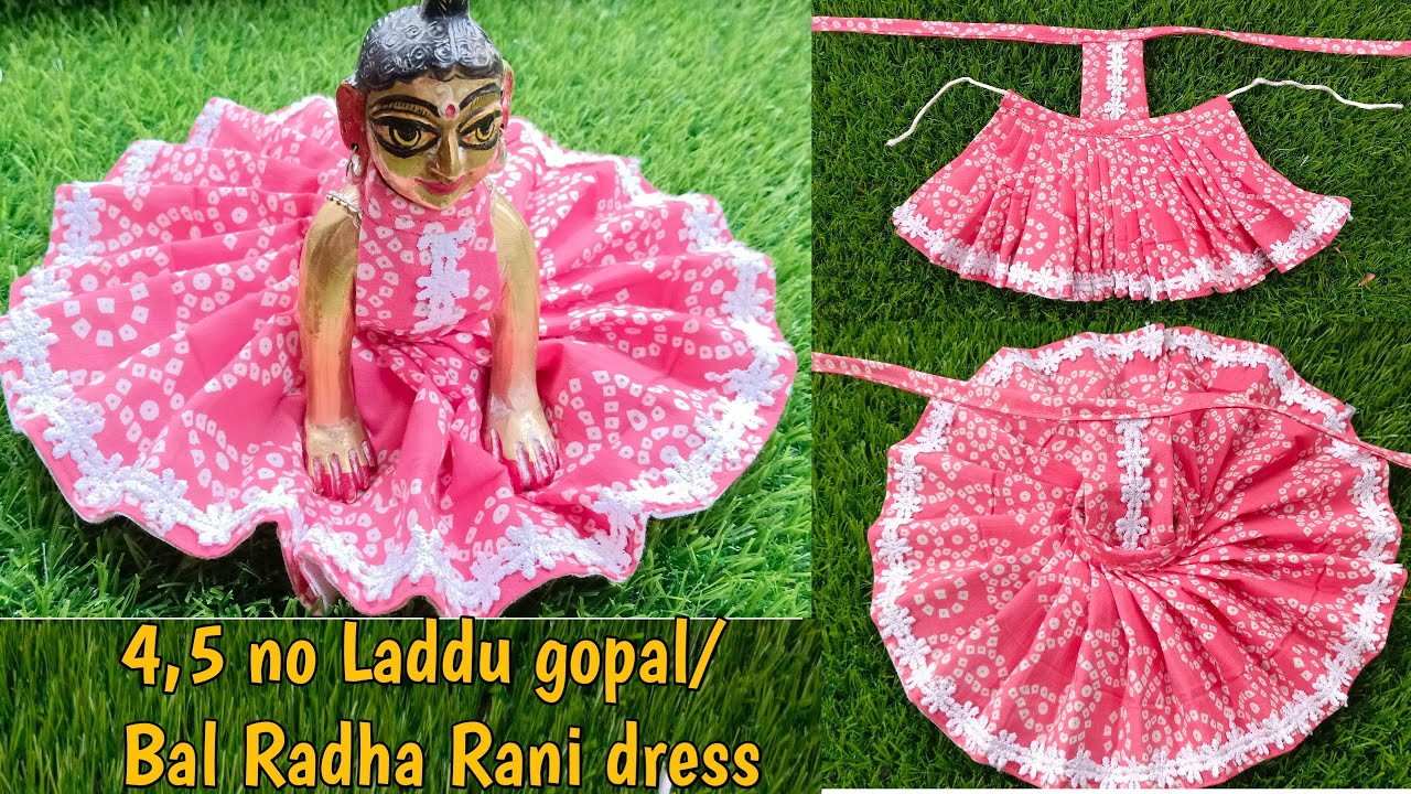 গোপালের সুতির জামা বানানো | How to make Cotton Dress for Laddu Gopal /Summer special dress for Kanha