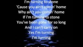 Turn To Stone - ELO (Lyrics)