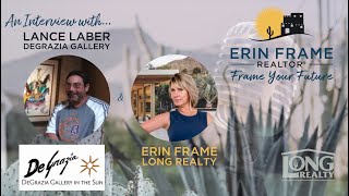 Erin Frame REALTOR® is with Lance Laber, Executive Director of DeGrazia Gallery of the Sun
