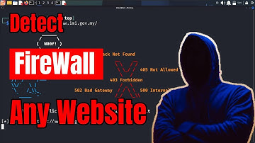 🔥🔥Detect Any Firewall Using WAFW00F | Kali Linux WAF Detection Tutorial