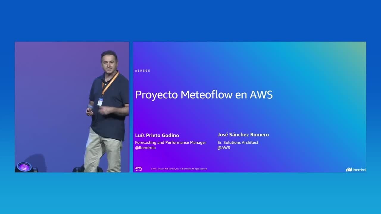 AWS Summit Madrid 2025 - Predicciones meteorológicas de alta precisión. Caso Iberdrola