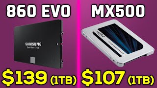 Samsung SSD 860 EVO vs Crucial - -