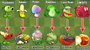 PvZ 2 Discovery - Every Plants Evolution NOOB - PRO Version