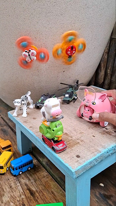 Tayo, truck monster, telolet basuri, ambulance, helikopter, jeep, boneka, macan, sapi, motor, ASMR