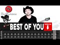 【FOO FIGHTERS】[ Best Of You ] cover by Masuka | LESSON | GUITAR TAB