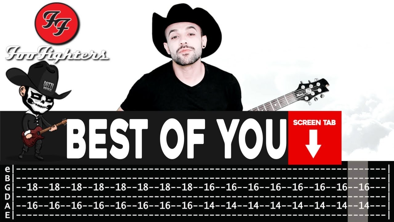 【FOO FIGHTERS】[ Best Of You ] cover by Masuka | LESSON | GUITAR TAB