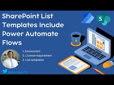 SharePoint List Templates That Include Power Automate Flows @DanielChristian19