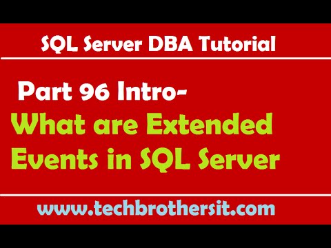 Video: Hva er SQL Server-hendelse?