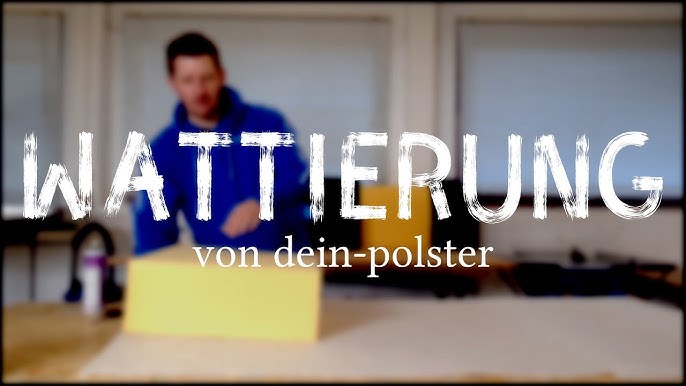 Tutorial: Schaumstoff richtig kleben und schneiden 