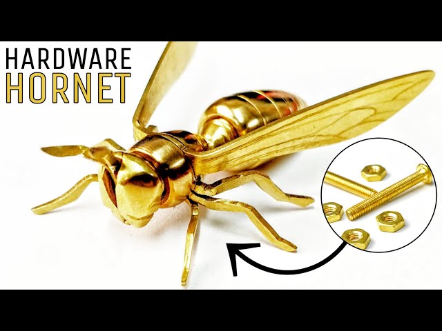 I Turn Some NUTS and BOLTS into a WASP! (Hardware Hornet) class=