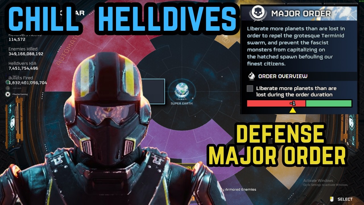 CHILL HELLDIVES | DEFENSE MAJOR ORDER | HELLDIVERS 2 #helldivers2gameplay #helldivers2