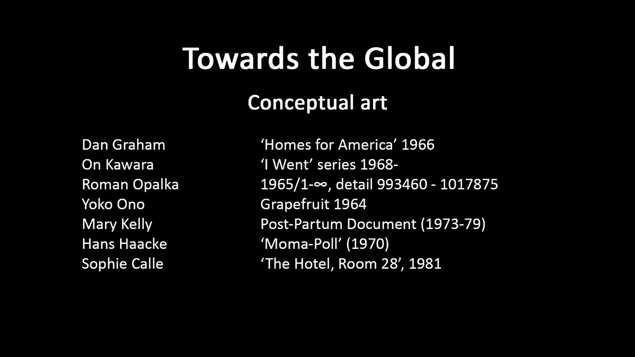 A history of modern art in 73 lectures: lecture 73 (conceptual art plus figurative art)