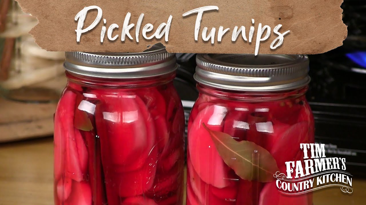 PICKLED TURNIPS HowTo Can Pickled Turnips YouTube