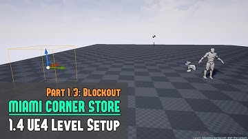 Miami Corner Store Part 1/3 - 1.04: UE4 Level Setup - (Free Course for Maya/UE4)