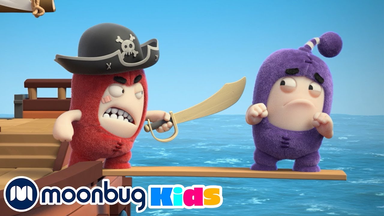 ⁣Walk the Plank | @Oddbods  | Dinosaur and Animal Cartoons for Kids!