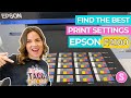 Finding Best Epson F2100 Print Settings (Using Ink Density Charts)