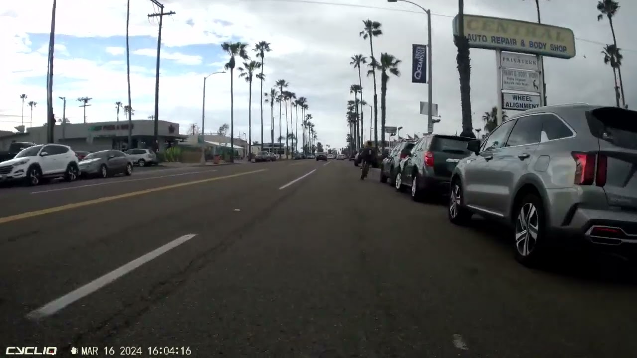 Sidewalk and Door Zone Cyclist