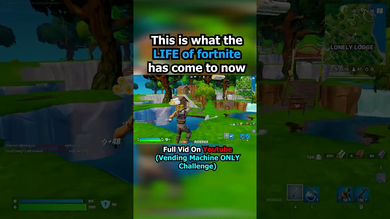 This is what the LIFE of Fortnite Has come to now #fortnite