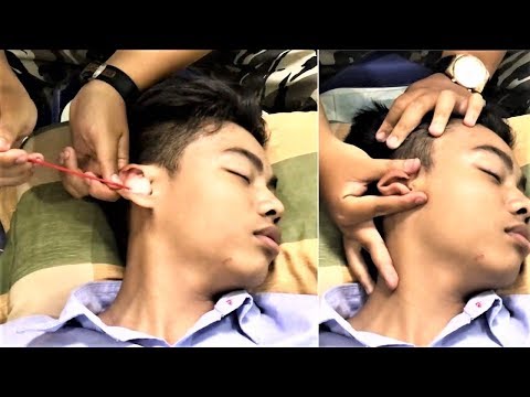 ASMR Relaxing Ears & Face Massage | Ear Cleaning & Massage