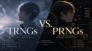 True Random Number Generators (TRNGs) VS. Pseudo Random Number Generators (PRNGs)