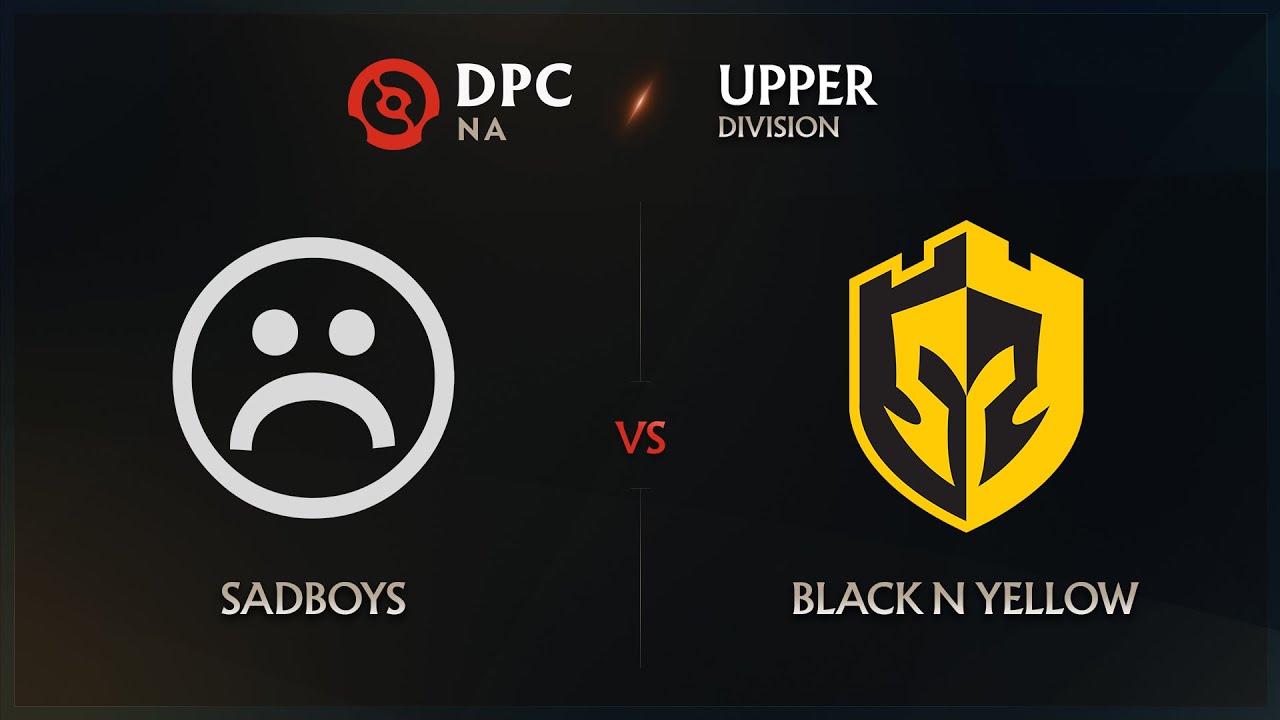 Sadboys vs Black N Yellow Game 1 - DPC NA League: Upper Division w/ Lyrical & GoDz