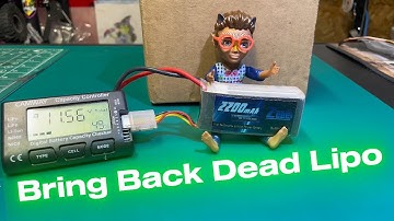 How to rescue a dead lipo battery that won