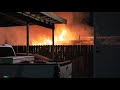 Fully engulfed structure Fire