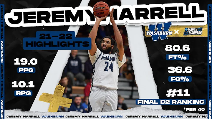 JEREMY HARRELL | WASHBURN | 2021-2022 HIGHLIGHTS