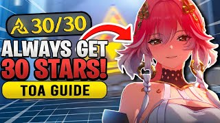 How to ALWAYS Get 30 Stars in Tower Of Adversity | Wuthering Waves TOA Guide
