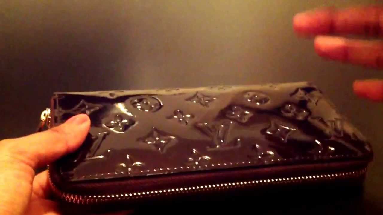 Louis Vuitton Monogram Amarante Zippy Leather Vernis Wallet W/Added Ch –  Debsluxurycloset