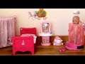 Baby Dolls Bedroom Baby Born Baby Annabell Evening Routine and Children Nursery Rhymes