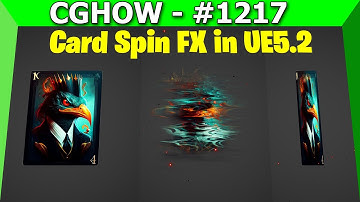 UE5 | Card Spin FX in Unreal Engine 5.2 Niagara  👉 Trailer