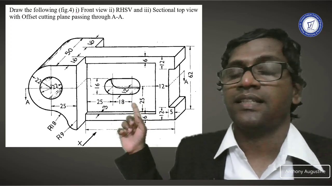 Simple Offset View Offset Sectional View - YouTube
