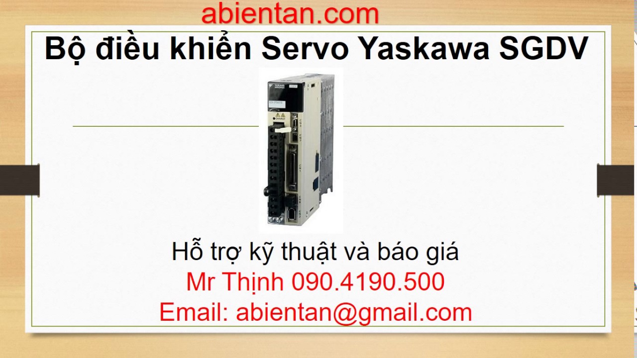 Mua bán driver Yaskawa SGDV sửa chữa - youtube