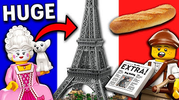 Building the LEGO Eiffel Tower! (while learning French)