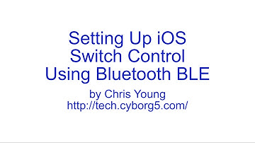 Setting up IOS Switch Control Using Bluetooth BLE