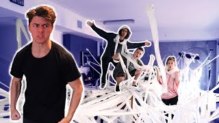 EXTREME TOILET PAPER IN FRIENDS HOUSE! (TEEPEE)