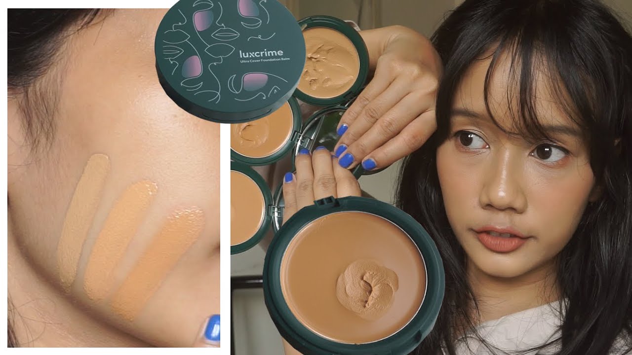 Too cakey? Luxcrime Ultra Cover Foundation Balm Swatches & Review YouTube