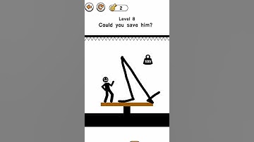 draw 2 save 😂 ! can I save him 🤣 #puzzlegames #puzzle #shorts