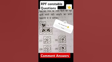🔴 RPF CONSTABLE QUESTIONS ❓🚔 #rpf #reasoning #rwa #trending #motivation #viral #viralshort