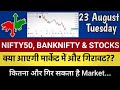 Pre Market Report 23-Aug-2022 | Post Market Analysis | Nifty Prediction for Tomorrow