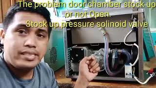 How to repair sealing vacuum machine stock up door chamber or not open.