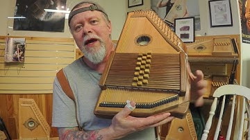 Feature: the dAaigle Cascade (model 3) Autoharps in Walnut and Maple