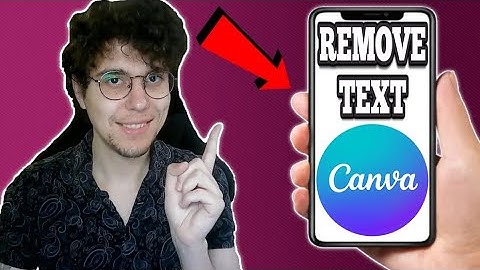 Hoe verwijder je tekst uit een video in Canva?