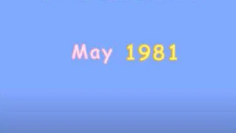 Starfall Calendar: May 1981 Title Card.