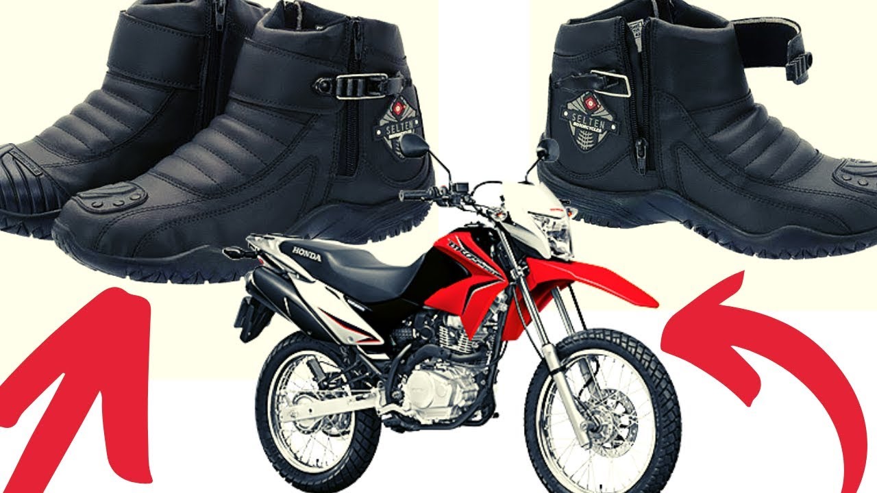 coturno motociclista bota para andar de moto selten